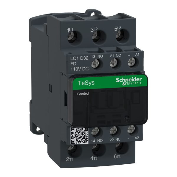 LC1D32FD TeSys D contactor 3P 3 NO AC-3 lc1d32fd image 1500x1500