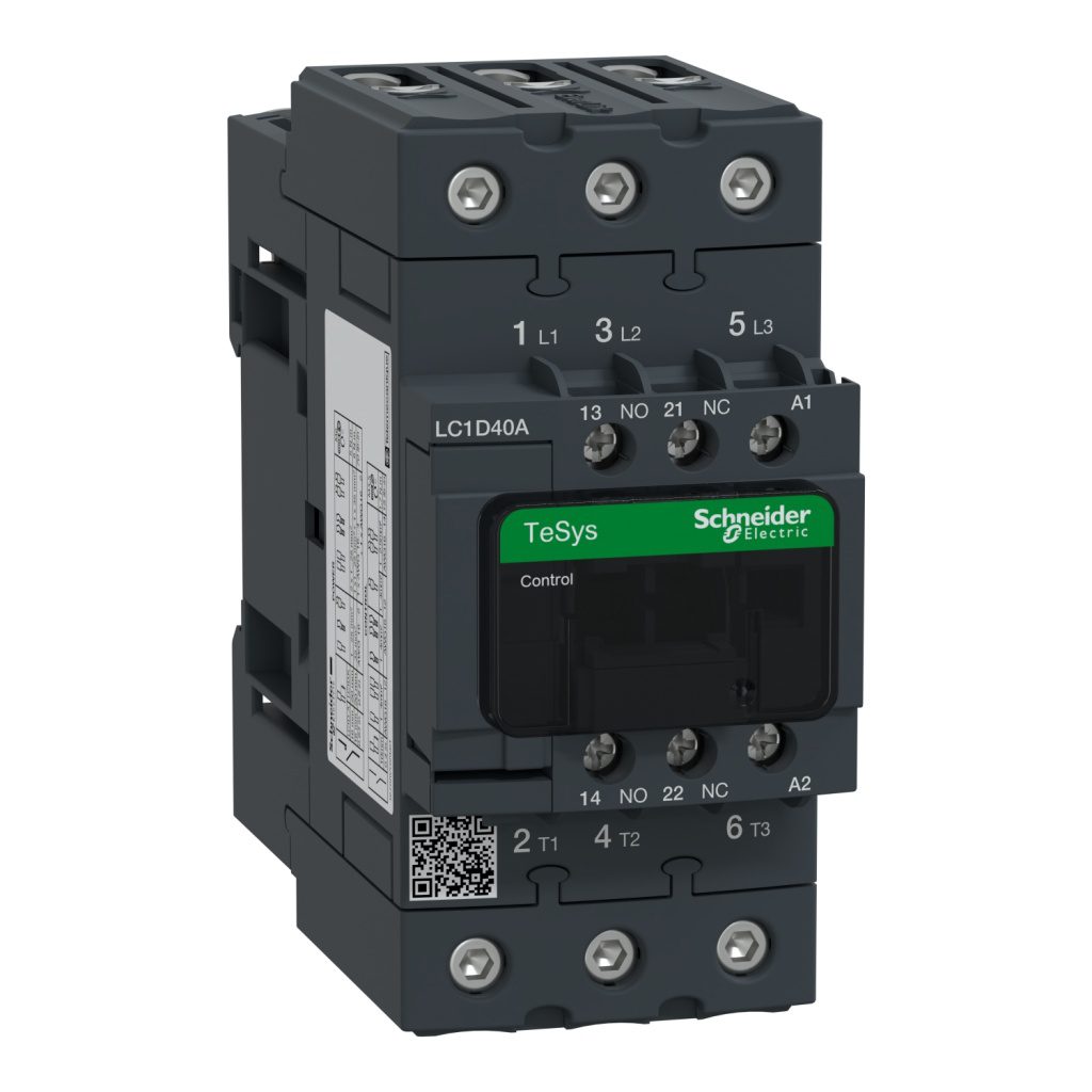 LC1D40AE7 TeSys D contactor 3P 3 NO AC-3 lc1d40ae7 image 1500x1500