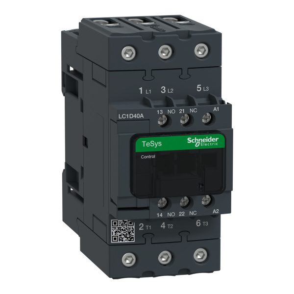 LC1D40AM7 TeSys D contactor 3P 3 NO AC-3 lc1d40am7 image 1500x1500
