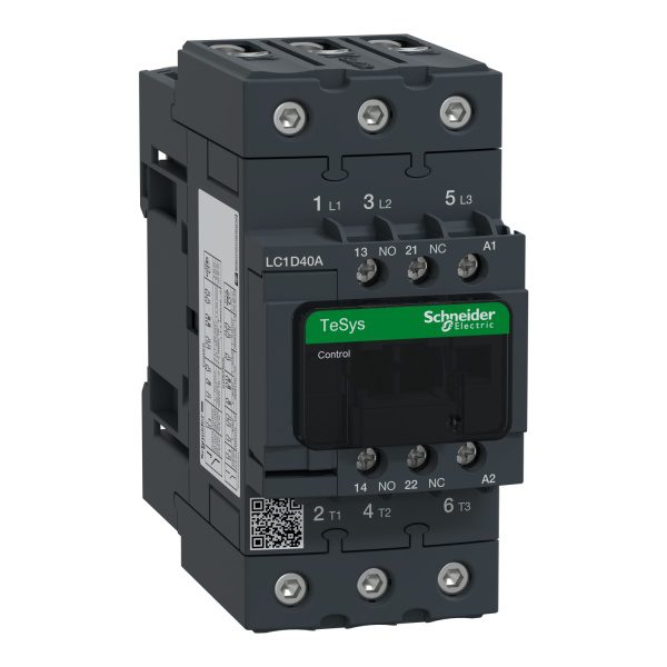 LC1D40AN7 TeSys D contactor 3P 3 NO AC-3 lc1d40an7 image 1500x1500