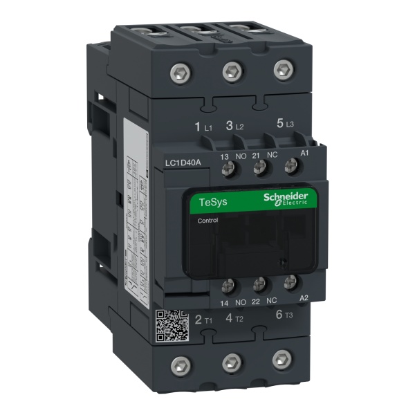 LC1D40AU7 TeSys D contactor 3P 3 NO AC-3 lc1d40au7 image 1500x1500