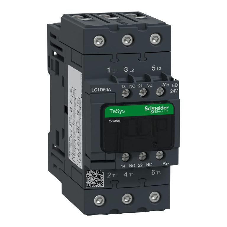 LC1D50ABD TeSys D contactor 3P 3 NO AC-3 lc1d50abd image 1500x1500