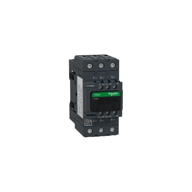 LC1D65AB7 TeSys D contactor 3P 3 NO AC-3 lc1d65ab7 image web