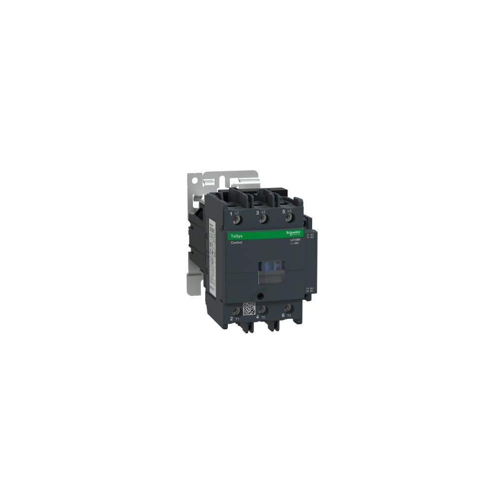 LC1D80BD TeSys D contactor 3P 3 NO AC-3 lc1d80bd image web