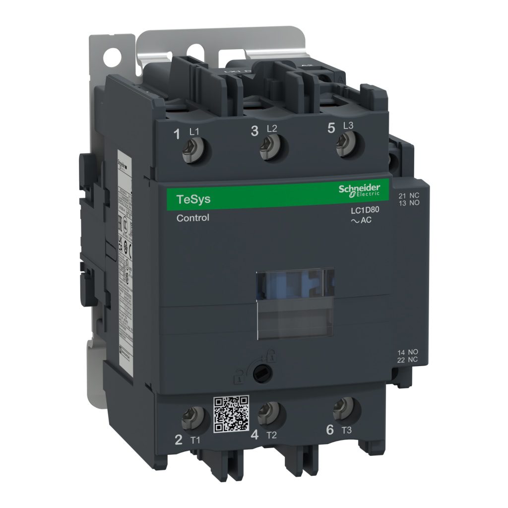 LC1D80N7 TeSys D contactor 3P 3 NO AC-3 lc1d80n7 image 1500x1500