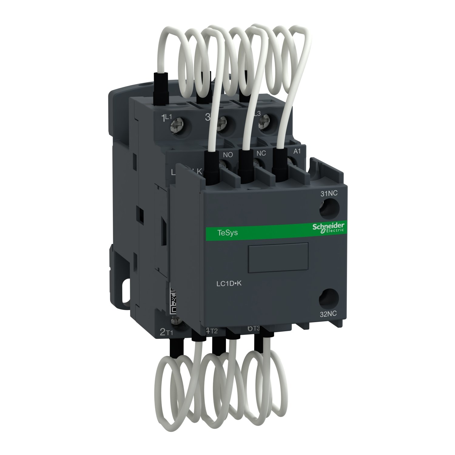 LC1DLKM7_Image_1500x1500 LC1DLKM7 Capacitor contactor, TeSys D, 20 kVAR at 400 V 50 Hz, coil 220 V AC 50 60 Hz Schneider Electric lc1dlkm7 image 1500x