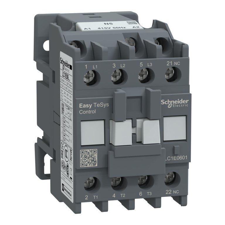 LC1E0601N5 Easy TeSys contactor 3P 3 NO AC-3 lc1e0601n5 image 1500x1500