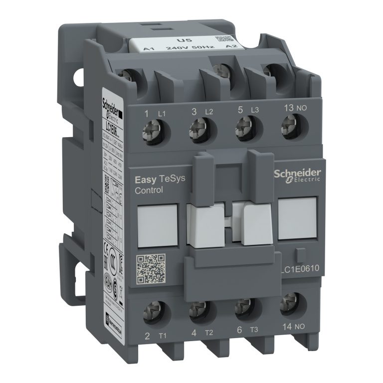 LC1E0610U5 Easy TeSys contactor 3P 3 NO AC-3 lc1e0610u5 image 1500x1500