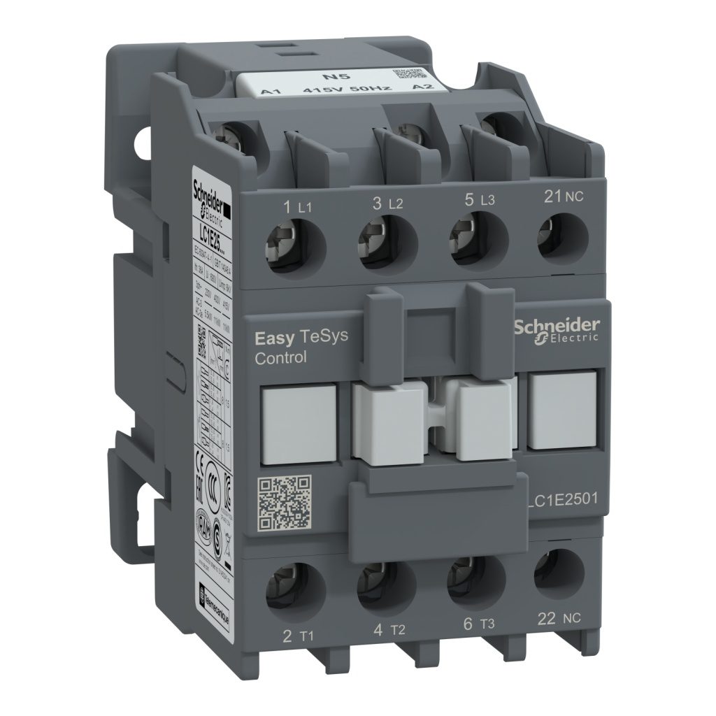 LC1E2501N5 Easy TeSys contactor 3P 3 NO AC-3 lc1e2501n5 image 1500x1500