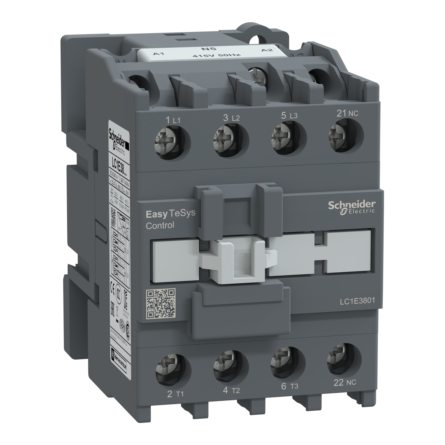 LC1E3801N5_Image_1500x1500 LC1E3801N5 Easy TeSys contactor 3P 3 NO AC-3 lc1e3801n5 image 1500x1500