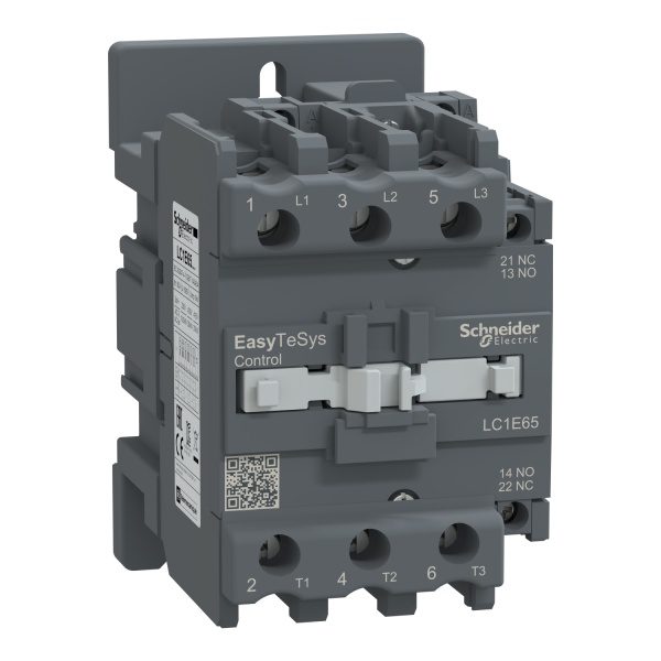 LC1E65F7 Easy TeSys contactor 3P 3 NO AC-3 lc1e65f7 image 1500x1500