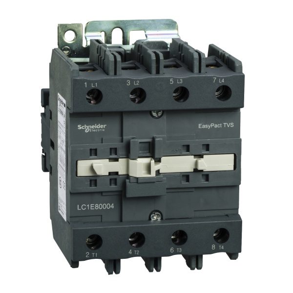 LC1E80004M5WBIN Easy TeSys contactor 4P 2 NO 2 NC AC-1 lc1e8000gp iopmain oda19 1500x1500