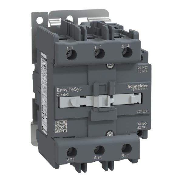LC1E80E7 Easy TeSys contactor 3P 3 NO AC-3 lc1e80e7 image 1500x1500