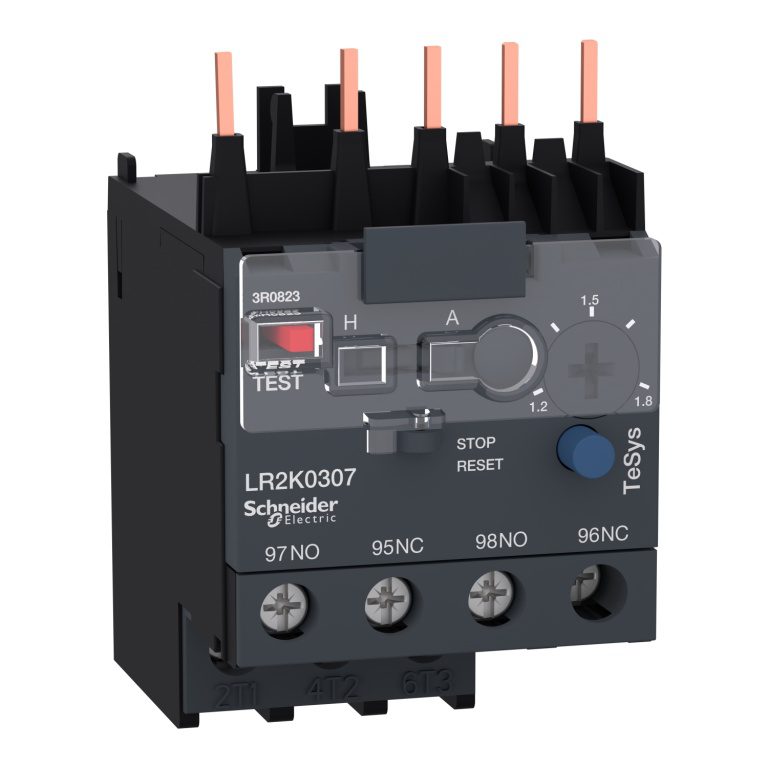 LR2K0307 TeSys K differential thermal overload relays 1.2 1.8 A class 10A Schneider Electric lr2k0307 image 1500x1500