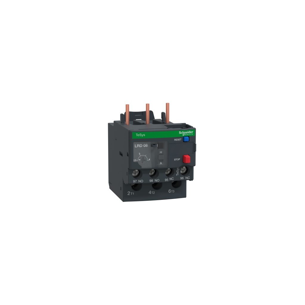 LRD08 TeSys LRD thermal overload relays 2.5 4 A class 10A Schneider Electric lrd08 image web