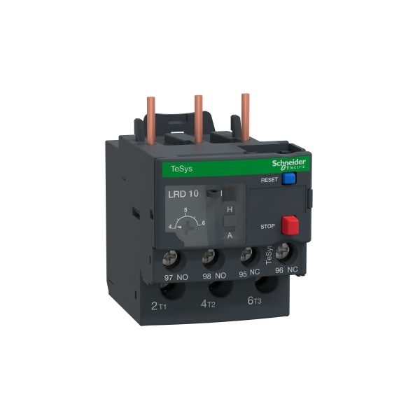 LRD10 TeSys LRD thermal overload relays 4 6 A class 10A Schneider Electric lrd10 image web
