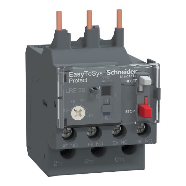 LRE22 Easy TeSys differential thermal overload relay 16 24 A class 10A Schneider Electric lre22 image 1500x1500