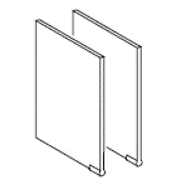 LV429329 interphase barriers, Compact NSX 100 160 250, EasyPact CVS 100 160 250, set of 6 parts Schneider Electric lv429329 1
