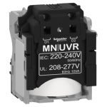 LV429407 MN undervoltage release, Compact NSX, PowerPact Multistandard, EasyPact CVS, rated voltage 220 to 240 VAC 50 60 Hz,