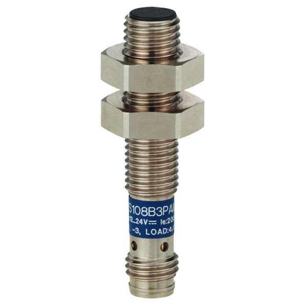 XS108B3PAM8 Inductive sensor XS1 M8, L42.5mm, stainless, Sn2.5mm, 12.24VDC, M8 Telemecanique Sensors md3012 1500x1500