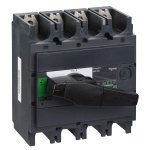 31113 switch disconnector, Compact INS500 , 500 A, standard version with black rotary handle, 4 poles Schneider Electric oda3