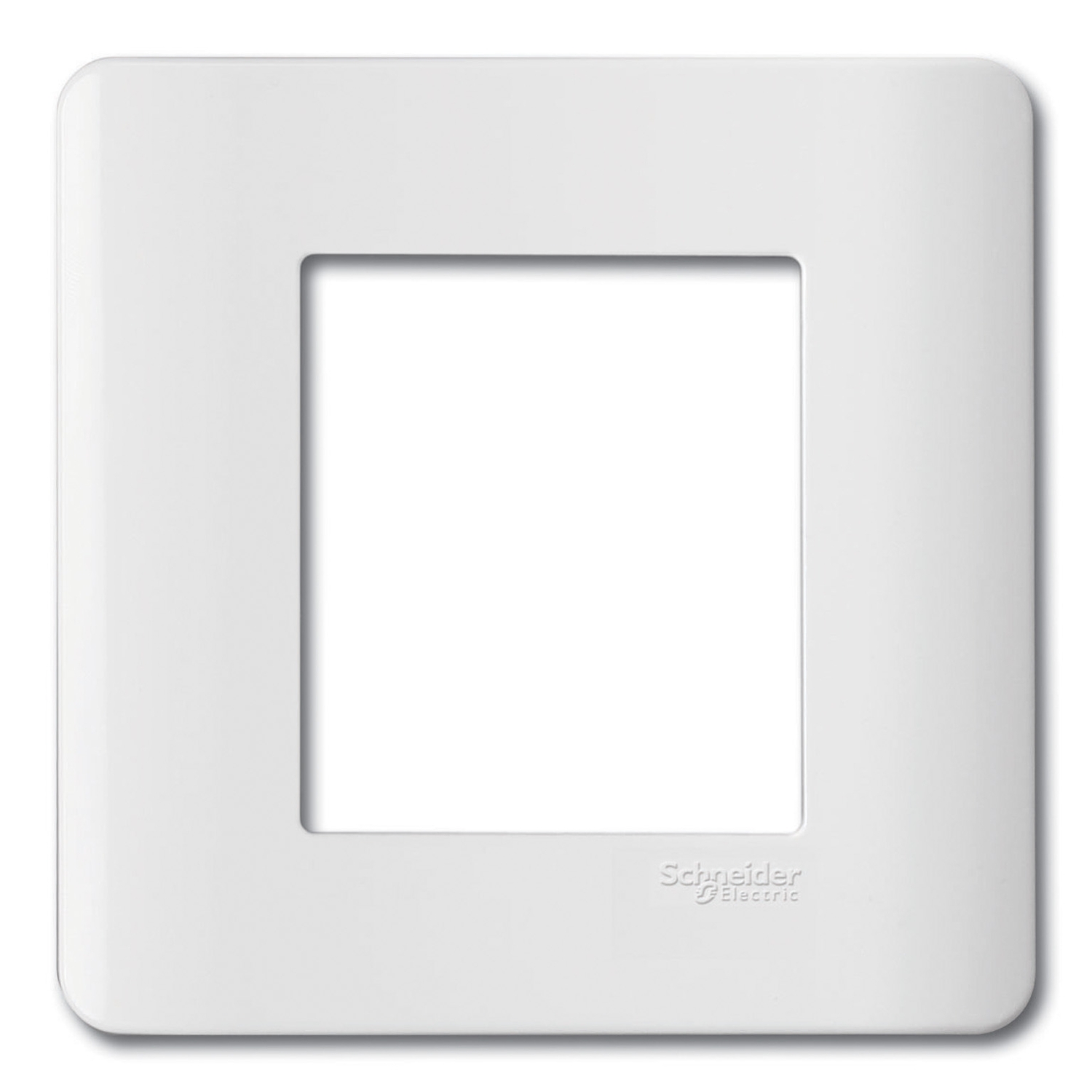 ODAIN8402C_1500x1500 IN8402C Cover frame, ZENcelo, with fixing frame, 2 module, white Schneider Electric odain8402c 1500x1500