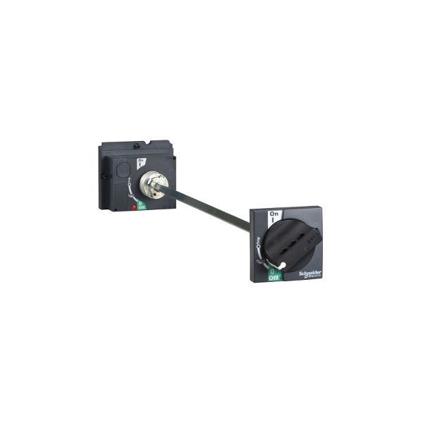 LV429338 extended rotary handle, Compact NSX 100 160 250, PowerPact Multistandard H J, EasyPact CVS 100 160 250, black standa