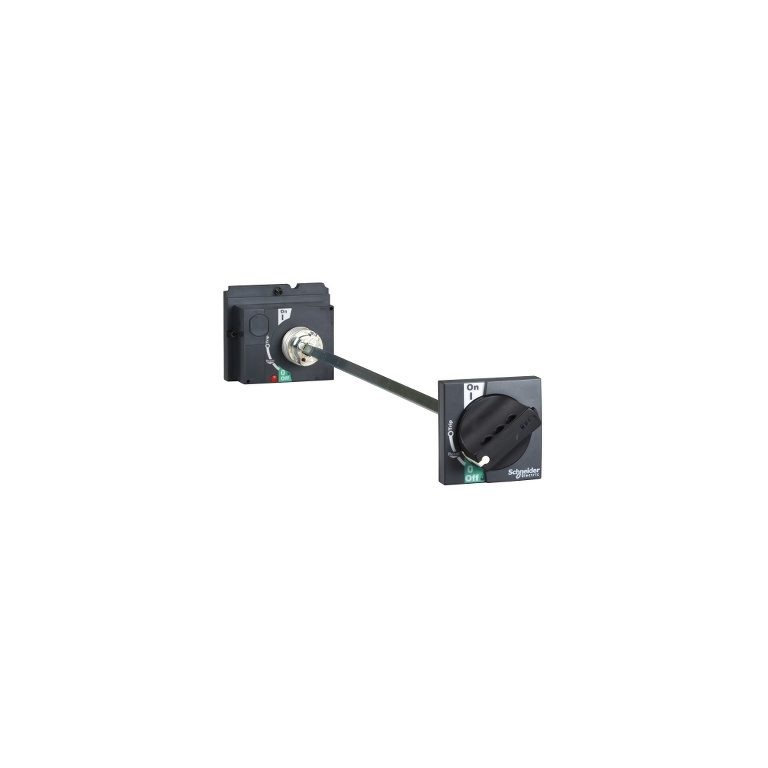 LV429338 extended rotary handle, Compact NSX 100 160 250, PowerPact Multistandard H J, EasyPact CVS 100 160 250, black standa