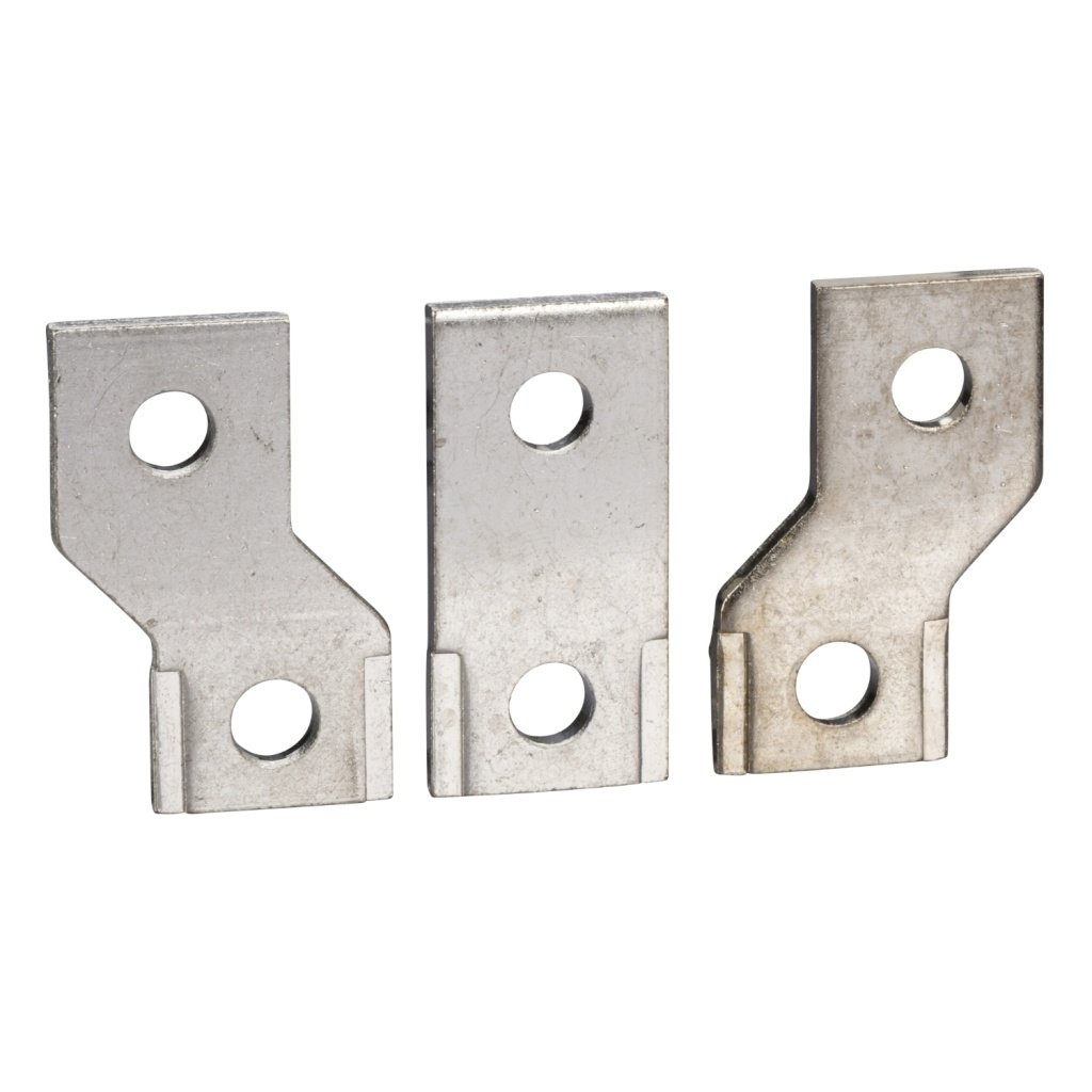LV431563 connection accessories, Compact NSX 100 160 250, EasyPact CVS 100 160 250, spreaders, 45 mm pitch, flat connection,