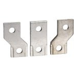 LV431563 connection accessories, Compact NSX 100 160 250, EasyPact CVS 100 160 250, spreaders, 45 mm pitch, flat connection,