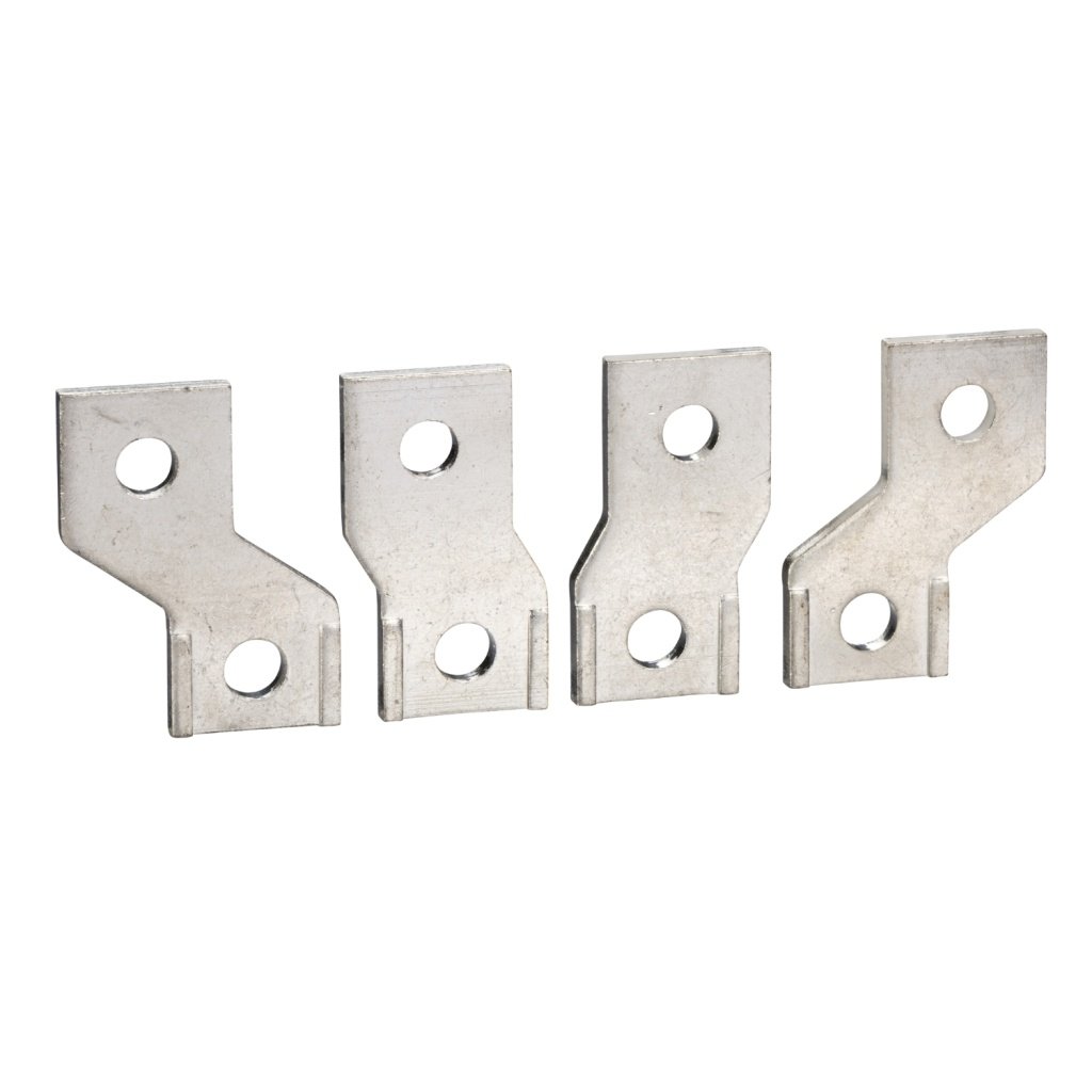 LV431564 connection accessories, Compact NSX 100 160 250, EasyPact CVS 100 160 250, spreaders, 45 mm pitch, flat connection,