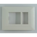 P0703 Cover frame, Livia, 3 grid, 3 module, white Schneider Electric odap0703 1500x1500