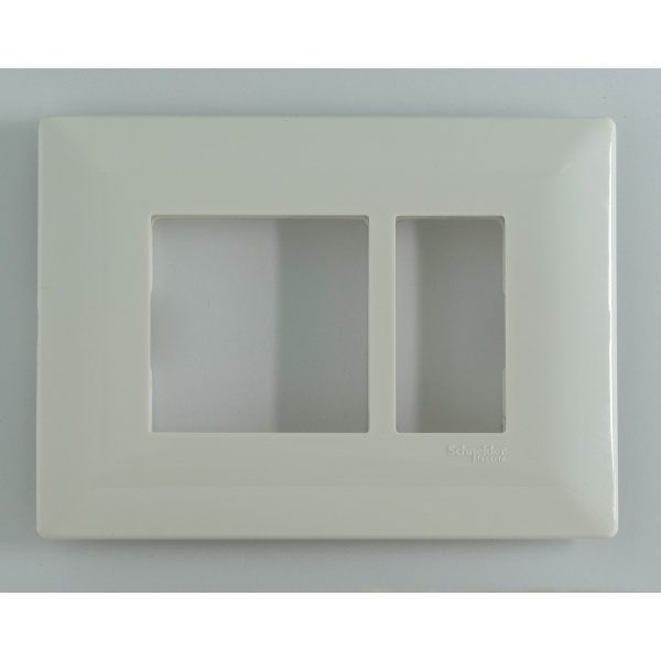 P0703 Cover frame, Livia, 3 grid, 3 module, white Schneider Electric odap0703 1500x1500