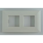 P0704 Cover frame, Livia, 4 grid, 4 module, white Schneider Electric odap0704 1500x1500