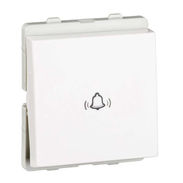 P1025 Bell press switch, Livia, 10A, 2 module, IP2X, white Schneider Electric odap1025 bis 1500x1500