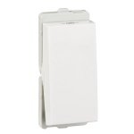 P1101 Switch, Livia, 1-way, 16AX, 1 module, IP2X, white Schneider Electric odap1101 1500x1500