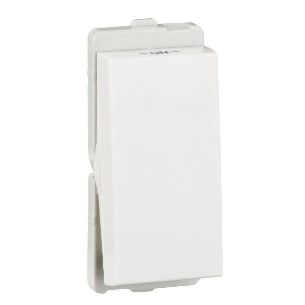 P1101 Switch, Livia, 1-way, 16AX, 1 module, IP2X, white Schneider Electric odap1101 1500x1500