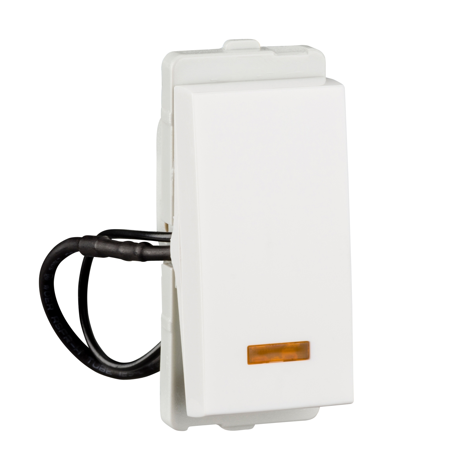 ODAP1181_1500x1500 P1181 Switch, Livia, 1-way, 16AX, 1 module, IP2X, with indicator lamp, white Schneider Electric odap1181 1500x1500