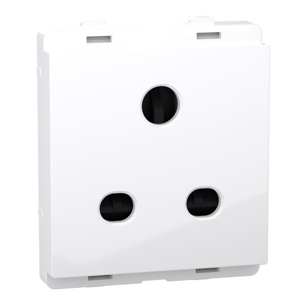 P2005 Socket-outlet, Livia, 2P E, 10A, with shutter, white Schneider Electric odap2005 bis 1500x1500