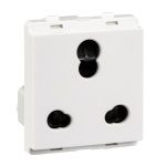 P2207 Socket-outlet, Livia, 2P E, 10 25A, with shutter, white Schneider Electric odap2207 1500x1500