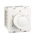 P3200 Fan regulator, Livia, step type, 2 module, white Schneider Electric odap3200 1500x1500