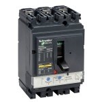 LV431110 circuit breaker Compact NSX250B, 25 kA at 415 VAC, TMD trip unit 250 A, 3 poles 3d Schneider Electric odapb103193 bi