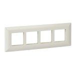 P0708 Cover frame, Livia, 8 grid, 8 module linear, white Schneider Electric p0708 iop def wd 1500x1500