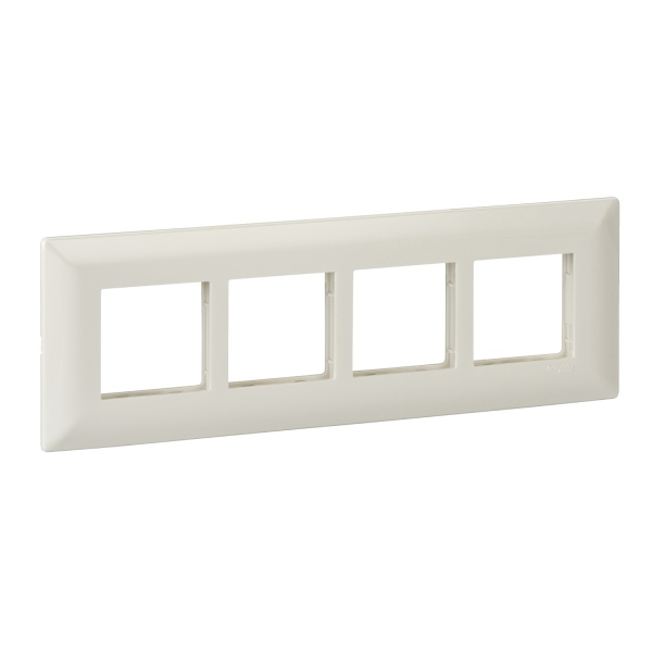 P0708 Cover frame, Livia, 8 grid, 8 module linear, white Schneider Electric p0708 iop def wd 1500x1500