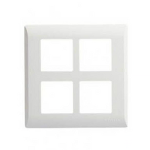 P0709 Cover frame, Livia, 8 grid, 8 module square, white Schneider Electric p0709 def 1500x1500