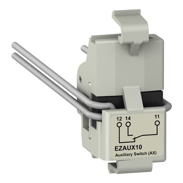 EZAUX10 auxiliary switch AX, EasyPact EZC 100, EasyPact CVS 100BS, 1 common point changeover contact Schneider Electric pb101