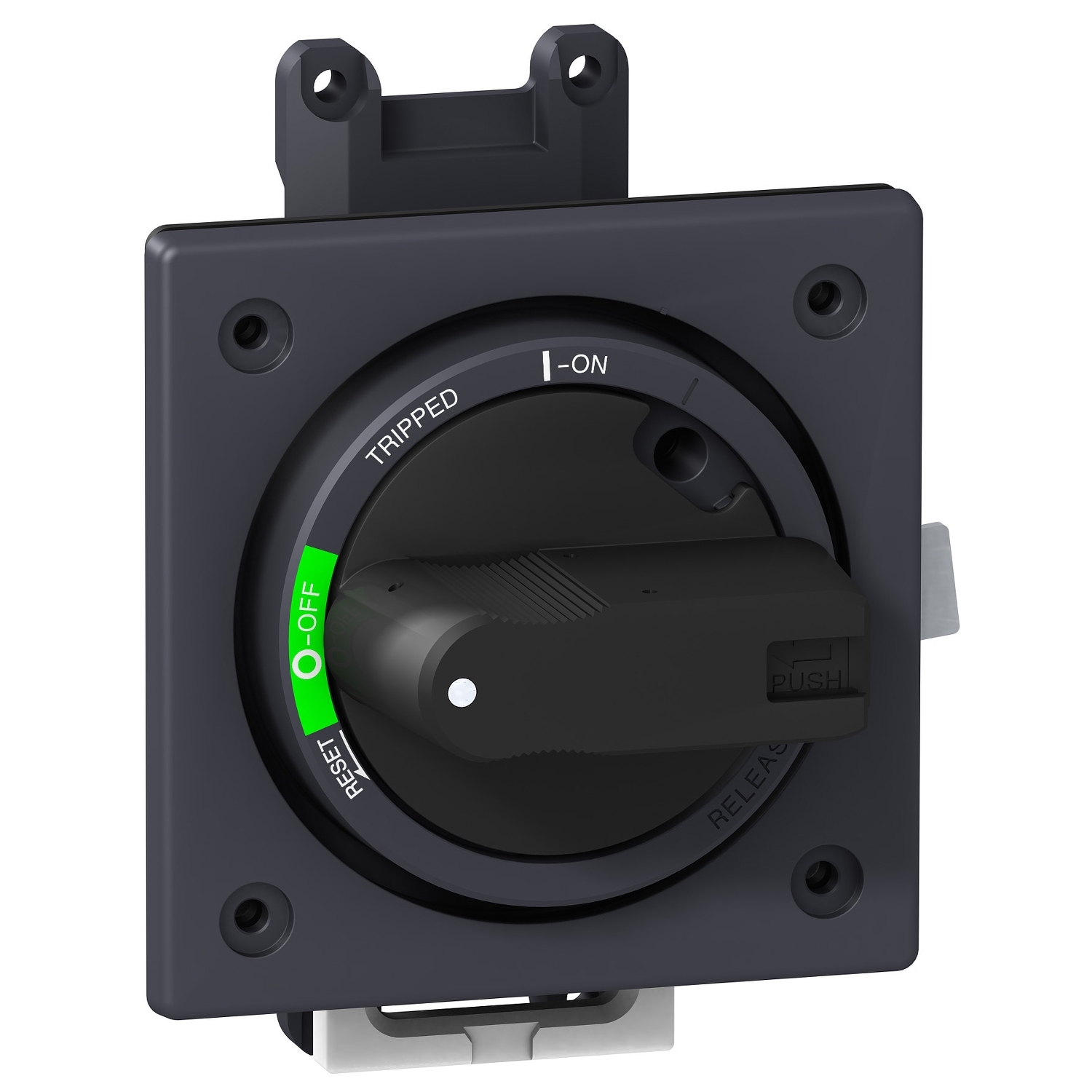 PB101881_1500x1500 EZEROTDS Rotary handle for EZC250,EZCV250 black handle black front plate direct mtg Schneider Electric pb101881 1500x1500