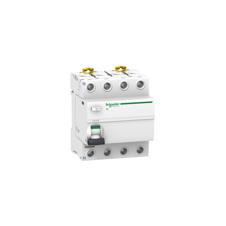 A9R12491 Acti 9 iID RCCB 4P 100A 100mA type AC Schneider Electric pb104473 iop default web