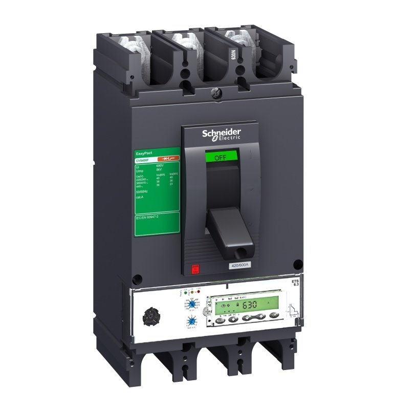 LV563620 Easypact CVS CVS630F 6.3 630A circuit breaker 3P Schneider Electric pb106467 00 1500x1500