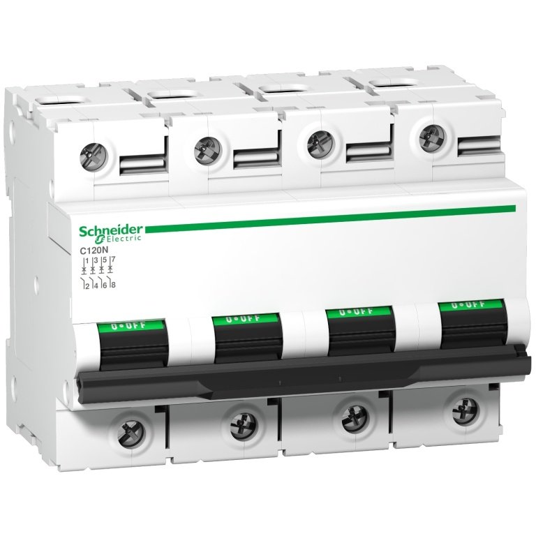 A9N18372 C120N circuit breaker 4P 80A C curve Schneider Electric pb107923 1500x1500